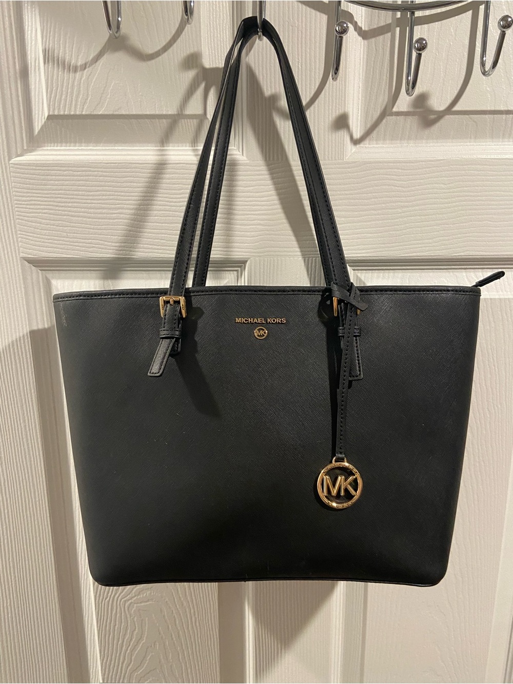 🖤 Michael Kors Saffiano Leather Tote - Black 🖤